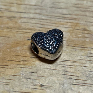 Unbranded Heart Charm Bracelet Bead Silver One Size